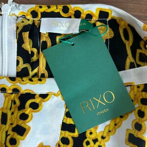 RIXO silk skirt size Small